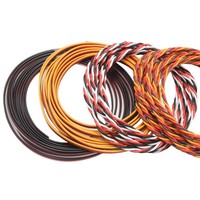 26AWG 26 #   Câble d'extension servo torsadé 30 conducteurs JR Futaba pour accessoires d'avion RC