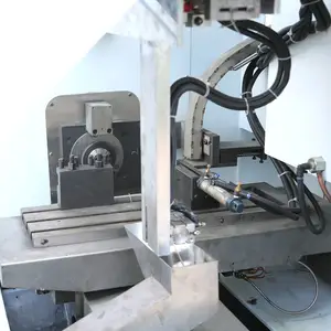 Juxing Nhà Máy Bán CNC Kinh Tế Động Cơ Quay Phay máy Tiện máy Với Cánh Tay Cơ Khí