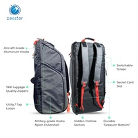 Sac de raquette de tennis en nylon révolutionnaire de vente chaude sac de sport étanche avec accessoires pour les joueurs exigeants