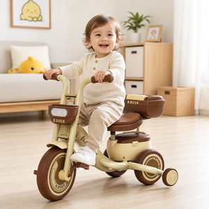 Luddy Baby Balance Bike with Hidden Toy Storage Trunk, 4-Wheel Toddler <strong>Push</strong> Walker Sliding <strong>Car</strong> for 1.5-3 Years Old Boys &amp; Girls - Product Image 5