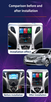 Pantalla Vertical de 9.7 Pulgadas 4+64GB para Hyundai Azera 2011 2012, Navegación GPS, Radio de Coche Android