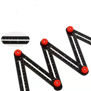Regla <span class=keywords><strong>multi</strong></span>ángulo Aleación de aluminio Localizador de orificios para azulejos Regla de medición plegable - Product Image 6