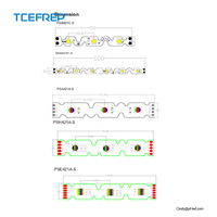 Fabrik liefert S-förmige LED-Streifenleuchte 120 LEDs 12VDC, ultraflexibel, biegsame Leiterplatte für gebogene Installation