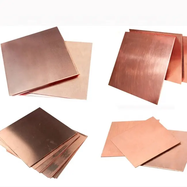 Hot Selling 1mm 2mm 3mm Metal Pure Copper Plate C24000 Copper Plate Nickel Sheet