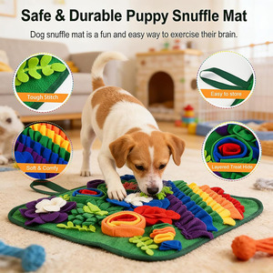 Tapis de reniflement pour chiens et chats, tapis d'alimentation interactif pour animaux de compagnie, jouets de puzzle pour chiens, tapis de reniflement en feutre de laine pour une alimentation lente - Product Image 3