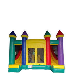 Châteaux gonflables extérieurs <span class=keywords><strong>de</strong></span> haute qualité Maisons gonflables avec double toboggan pour garçons filles en vente à bas prix pour les fêtes - Product Image 1