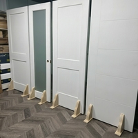 Portes intérieures minimalistes blanches en bois massif de haute qualité pour appartements et chambres - Fournisseurs en gros