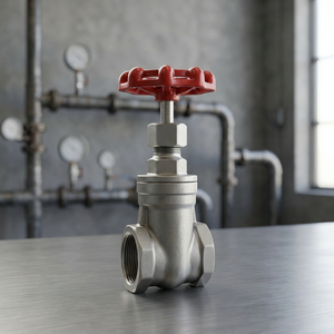 Stainless Steel Screwed Gate Valve 150# CF8 CF8M | 1/2" to 2" NPT BSPP Threaded Screwed <b>Bonnet</b> Gate Valve SS304 SS316 - Product Image 3