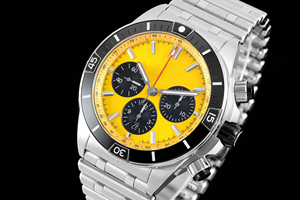 Reloj Cronógrafo Automático Mecánico para Hombre, Caja de Cerámica, Cristal de Zafiro, Correa de Acero Inoxidable, Reloj de Negocios - Product Image 2