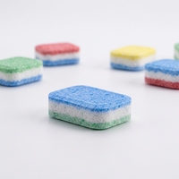 Tablettes lave-vaisselle solides écologiques tout-en-un pour eau dure, nettoyage en profondeur, élimination des taches d'huile, détergent brillant