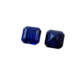 Cadermay Royal Blue Square Zircon Loose Gemstone For Jewelry Making - Product Image 5