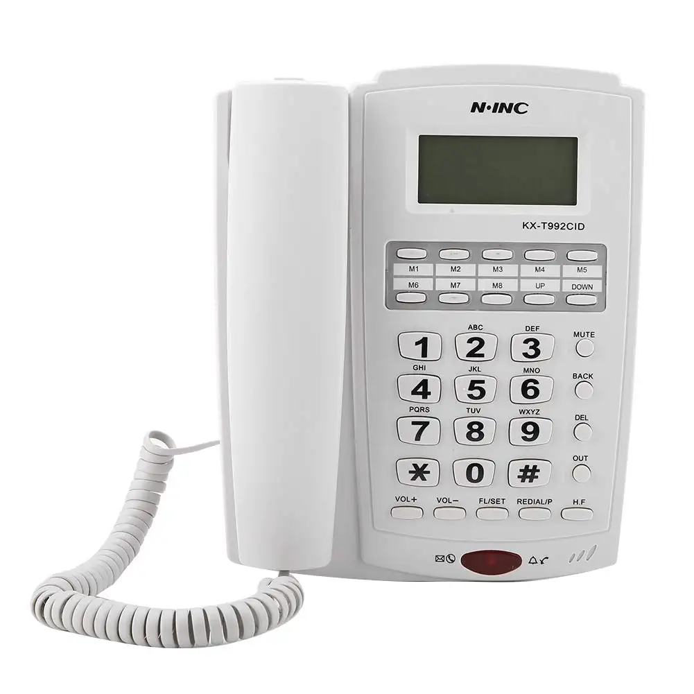 Home Office Wired Landline Corded Fixed Desktop Telephone