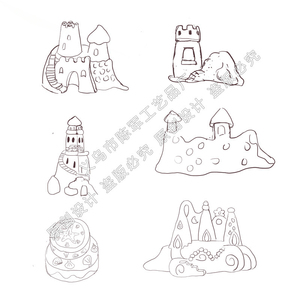 Weij Beach, elementos acuáticos, peceras, acuarios, esculturas de arena para niños, castillos, resina mediterránea - Product Image 5