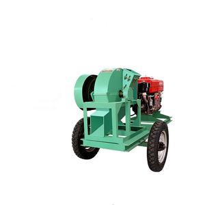 Venta de fábrica, amoladora de madera móvil completamente automática, motor diésel de doble propósito seco y húmedo, jardín de paisajismo grande - Product Image 3