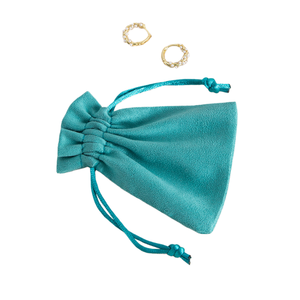 Bolsas <span class=keywords><strong>de</strong></span> Terciopelo con Cordón y Colores Personalizables para Joyería, Collares, Pulseras y Pendientes - Product Image 3