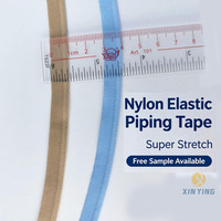 Biais élastique en spandex de 10 mm pour la couture de vêtements, maillots de bain, vêtements de sport, oreillers et housses de canapé