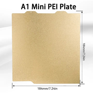 Plaque PEI texturée, plaque lisse et froide compatible avec Bambu Lab A1 A1 Mini P1P P1S X1C X1E H2D - Product Image 5