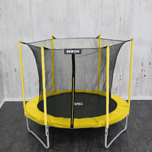 <span class=keywords><strong>Precio</strong></span> de fábrica, trampolín <span class=keywords><strong>grande</strong></span> para interiores con recinto de red de seguridad, trampolín resistente para niños para parque infantil en casa - Product Image 6