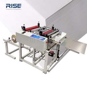 Máquina Cortadora de Papel Automática LCD para Rollos de Papel A3/A4, Cortadora de Hojas con Dispositivo de Apilado - Product Image 1