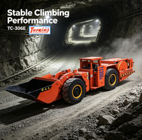 Scooptram électrique souterrain 3 m³ pour le transport de minerai de platine, d'émeraude et de lithium dans les mines de roche dure