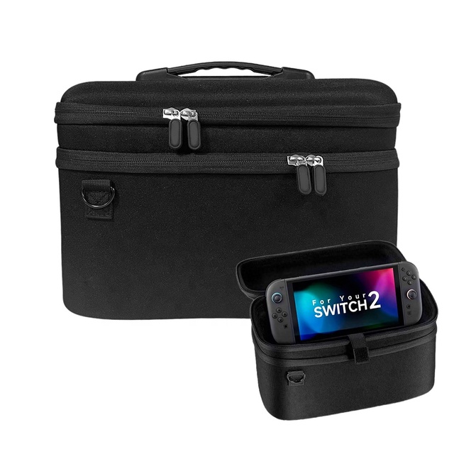 New High Quality EVA Waterproof Portable Foldable Anti-Theft Case for Nintendo Switch 2 Accessories Large Capacity Customizable