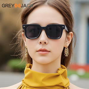 Lunettes de soleil Grey Jack, monture TR90, verres TAC, polarisées UV400, style carré unisexe, type 3, pare-soleil - Product Image 4