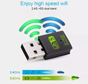 อะแดปเตอร์ไวไฟแบบพกพา ชิป <span class=keywords><strong>Realtek</strong></span> 8821CU ไร้สาย 600Mbps มินิดองเกิล BT USB ไม่ต้องใช้ไดรเวอร์ เสาอากาศในตัว สำหรับพีซี/แล็ปท็อป/แท็บเล็ต - Product Image 2