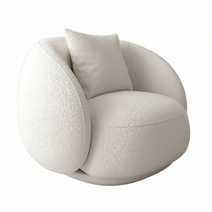 Sillón Individual de Tela Moderno y Duradero, con Patas de Madera, para Sala de Estar, Salón y Uso en Hoteles, Silla de Descanso, Superventas - Product Image 1