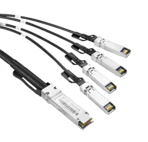 定制长度40G DAC 1m兼容多品牌设备QSFP + 至4x10G SFP + DAC分接无源电缆