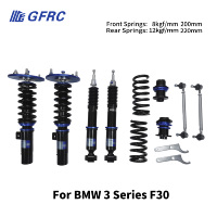 Suspensión Coilover Monotubo de Alto Rendimiento GFRC para BMW Serie 3 F30 2012-2017 Amortiguador con Amortiguación y Altura Ajustable