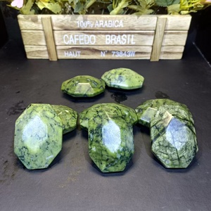 Factory <strong>Price</strong> High Quality Natural Polishing Crystal Xiuyan <strong>Jade</strong> Polyhedron Palm <strong>Stone</strong> for Gift - Product Image 4