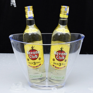 Nuevo Producto de <span class=keywords><strong>la</strong></span> forma redonda de plástico transparente cerveza, vino, champán cubo de hielo para <span class=keywords><strong>bar</strong></span> club nocturno - Product Image 6