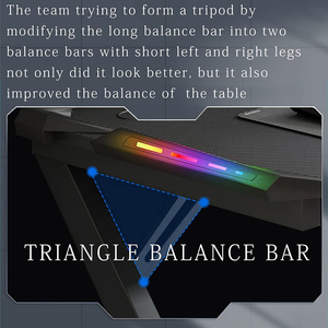 Ensemble Chaise et Table de Gaming en Gros pour <span class=keywords><strong>PC</strong></span>, Table de Course Informatique avec Lumières LED RGB, Table de Jeu pour Gamers - Product Image 5