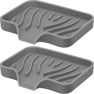 Support de Savon en Silicone Premium pour Douche, Facile à Nettoyer, Idéal pour Cuisine, Salle de Bain et Baignoire, Retient Très Bien l'Eau - Product Image 1