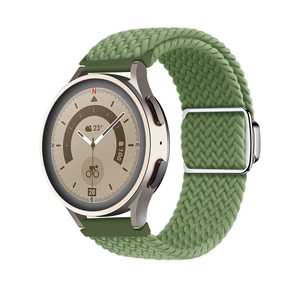 Bracelet magnétique tressé en nylon Forwelleny pour l'été, 20 mm 22 mm, pour Samsung Watch 6 Classic <span class=keywords><strong>Huawei</strong></span> <span class=keywords><strong>Mi</strong></span> <span class=keywords><strong>Band</strong></span> - Product Image 6