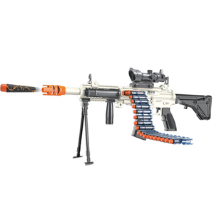 Repetidor eléctrico integrado <span class=keywords><strong>de</strong></span> rifle <span class=keywords><strong>de</strong></span> <span class=keywords><strong>asalto</strong></span> <span class=keywords><strong>de</strong></span> bala suave para pistola <span class=keywords><strong>de</strong></span> juguete con capacidades <span class=keywords><strong>de</strong></span> disparo hecho <span class=keywords><strong>de</strong></span> plástico duradero - Product Image 1