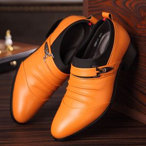 Zapatos Casuales de Cuero para Hombre de Primavera y Otoño con Aumento Interno de Altura de 5 cm, Zapatos Modernos para Hombre, Zapatos Casuales Formales de Negocios - Product Image 2