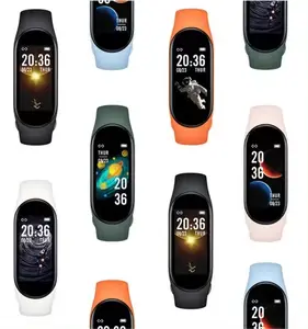 M8 ban nhạc 2024 New Vòng đeo tay thông minh đồng hồ reloj thông minh dây đeo cổ tay thời trang thể thao thông minh năng động hình nền Heart Rate Pedometer