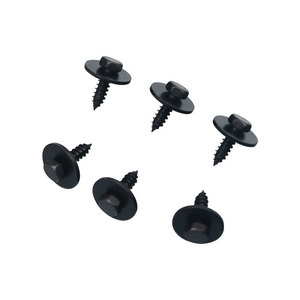 Vis autotaraudeuses à tête hexagonale 6x18mm en acier métrique, filetage à droite, pour fixations métalliques automobiles - Product Image 3