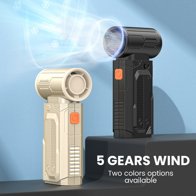 IMYCOO High Speed Portable Handheld Mini Turbo Jet Blower Fan Custom Wholesale Rechargeable Cooling Electric Violent Turbo Fan