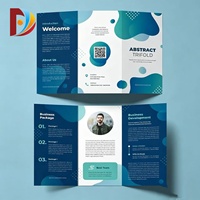Papier publicitaire commercial personnalisé Fangda, format A2, A3, A4, A5, impression en gros, affiche, dépliant, prospectus, menu - Papier artistique