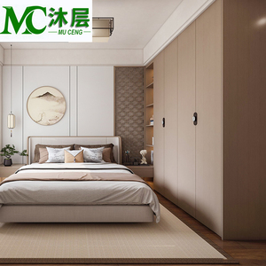 Placard personnalisé de luxe meubles de chambre miroir étagères En Madera armoire De Chambre planificateur pour Ropa salon salle à manger <span class=keywords><strong>cuisine</strong></span> - Product Image 3