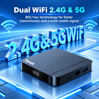 Décodeur TV Android 2026 Amlogic S905W2 Android 11 4 Go 32 Go 4K AV1 Double Wi-Fi Lecteur TV Android en Gros