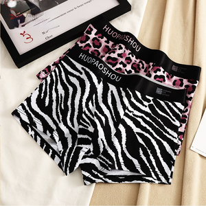 FF3646 Boxers en coton à motif <span class=keywords><strong>animal</strong></span> pour hommes Short souple Sous-vêtement Slip grande taille Leopard <span class=keywords><strong>Boxer</strong></span> pour hommes - Product Image 4