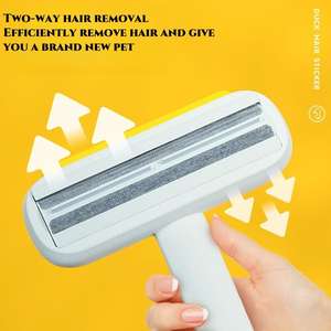 Chat Chien Cheveux Fourrure Nettoyant Enlever Meubles Canapé Vêtements Toilettage Brosse Lint Roller Autonettoyant Épilateur Pour Animaux De Compagnie - Product Image 4