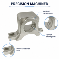Supports en aluminium usinés CNC sur mesure, supports de montage de moteur multi-trous, fabrication OEM non standard