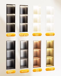 Niche <span class=keywords><strong>de</strong></span> douche en acier inoxydable 304, <span class=keywords><strong>étagère</strong></span> murale encastrée pour douche, <span class=keywords><strong>étagère</strong></span> <span class=keywords><strong>de</strong></span> rangement <span class=keywords><strong>de</strong></span> douche intégrée sur mesure pour <span class=keywords><strong>salle</strong></span> <span class=keywords><strong>de</strong></span> <span class=keywords><strong>bain</strong></span> - Product Image 6