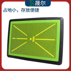 Tapis d'entraînement de golf en caoutchouc avec détection d'impact et impression de logo pour usage intérieur et extérieur - Product Image 3