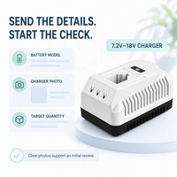 Chargeur de remplacement DC9310 pour batterie d'outils électriques Dewalt NiCd NiMH 7,2V à 18V, charge rapide 100-240V