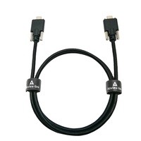 Câble USB3.1 Type-C mâle-mâle OEM avec double vis pour caméra industrielle, câble USB3 Vision